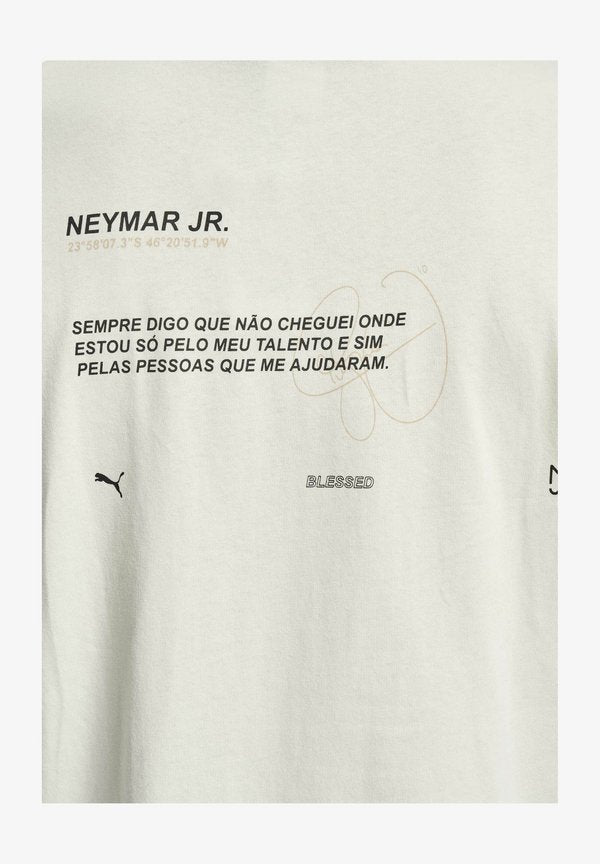 Puma NJR TEE - Print T-shirt - grey
