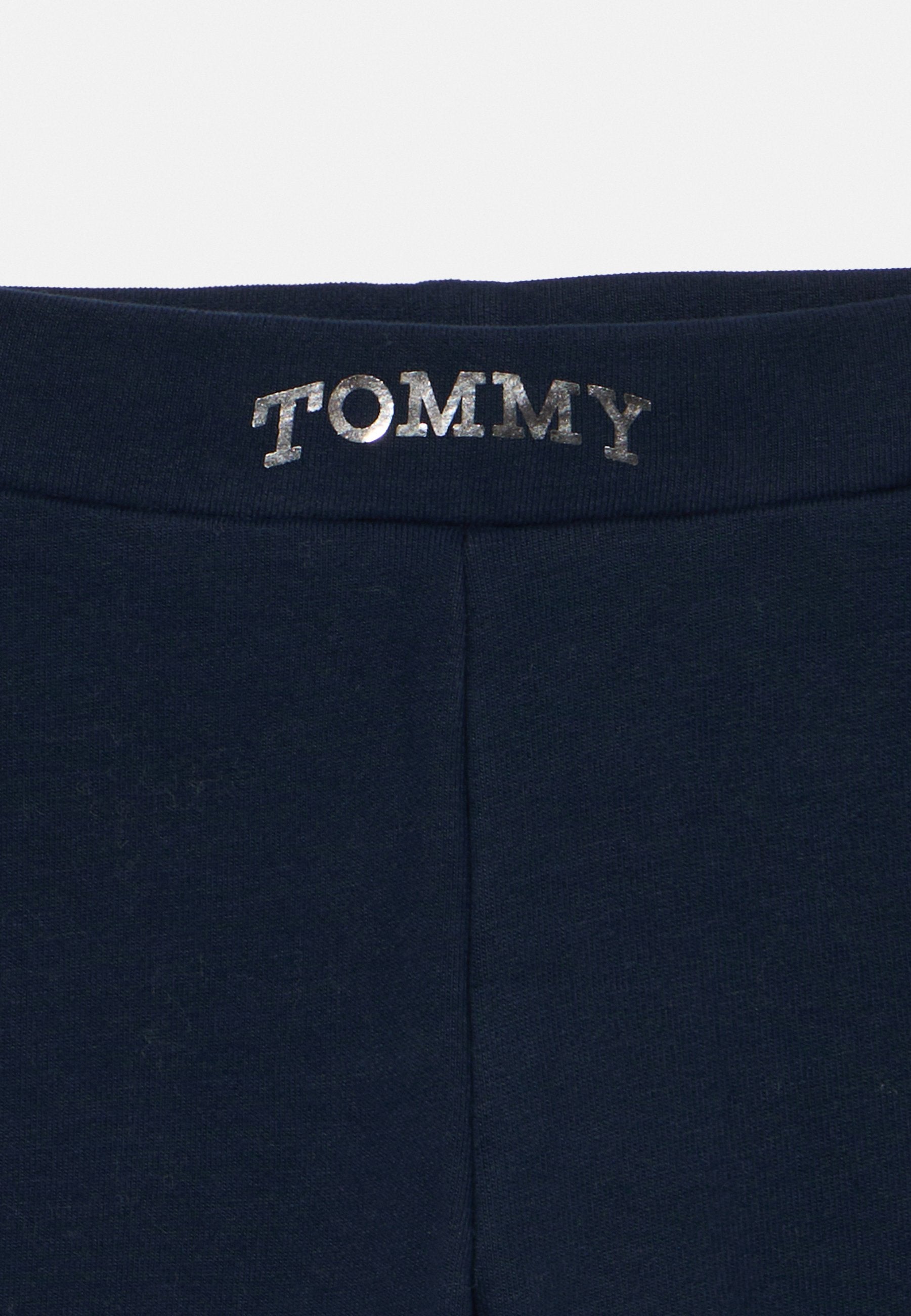EXTRA SLIM METALLIC LOGO FLARED LEGGINGS Media 5