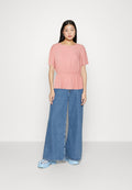 VILA VITRINE O-NECK PEPLUM