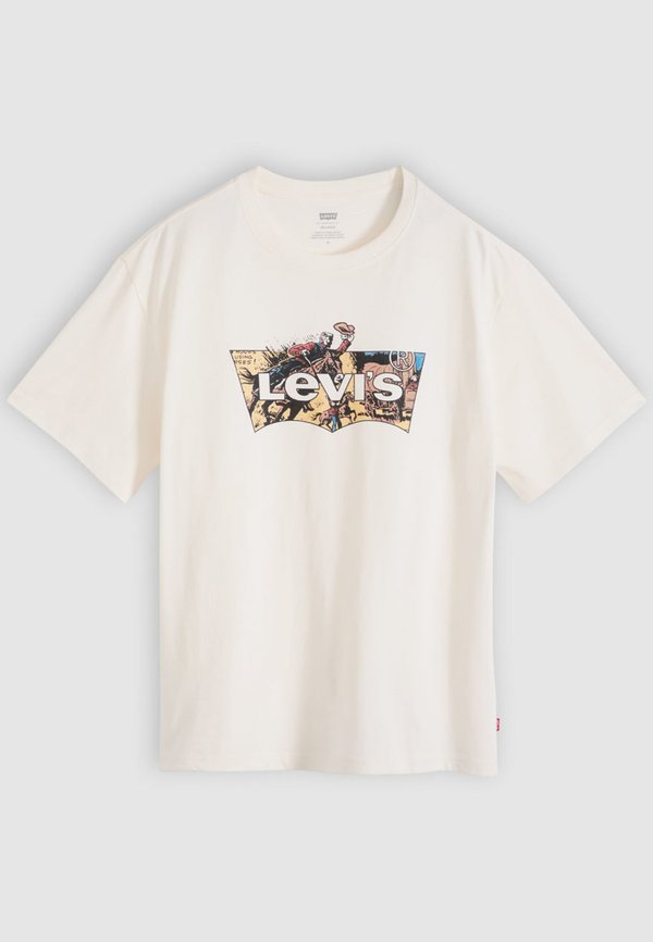 Levi's® RELAXED FIT TEE - Print T-shirt - white