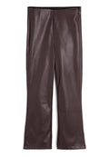PU CROP KICKFLARE TROUSERS - Next - View 1