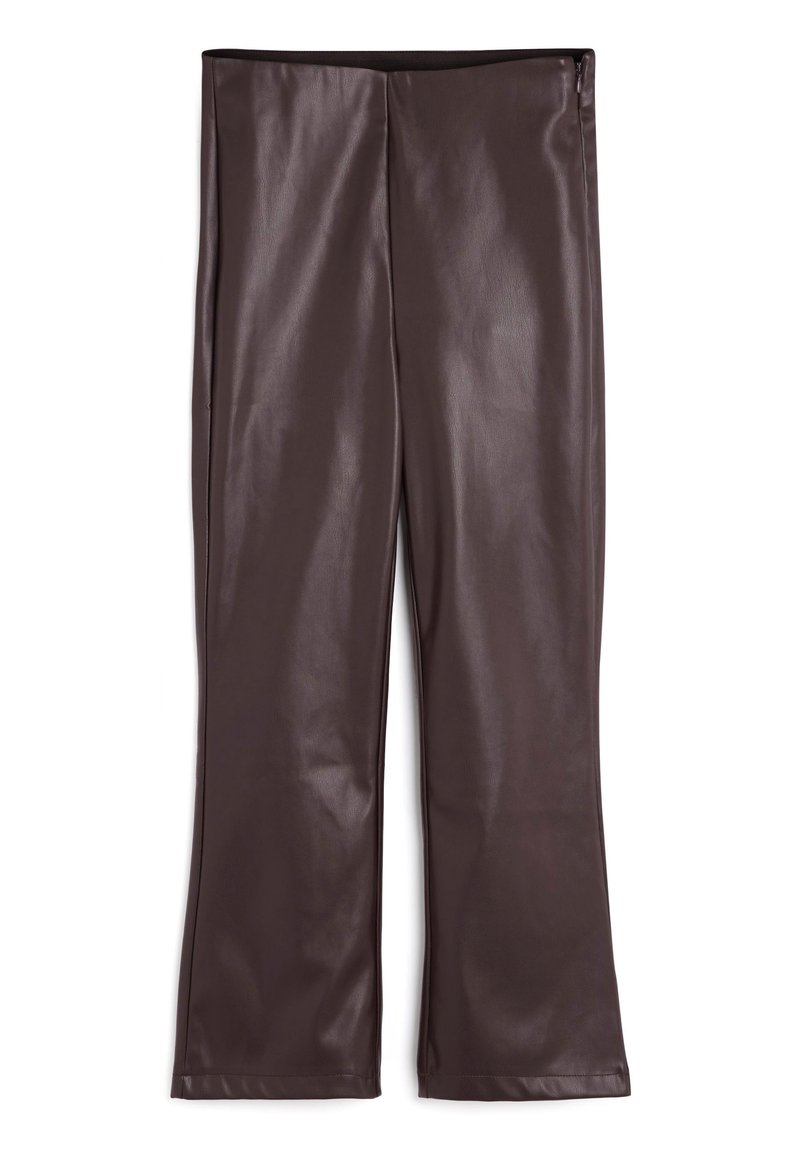 PU CROP KICKFLARE TROUSERS - Next - View 1
