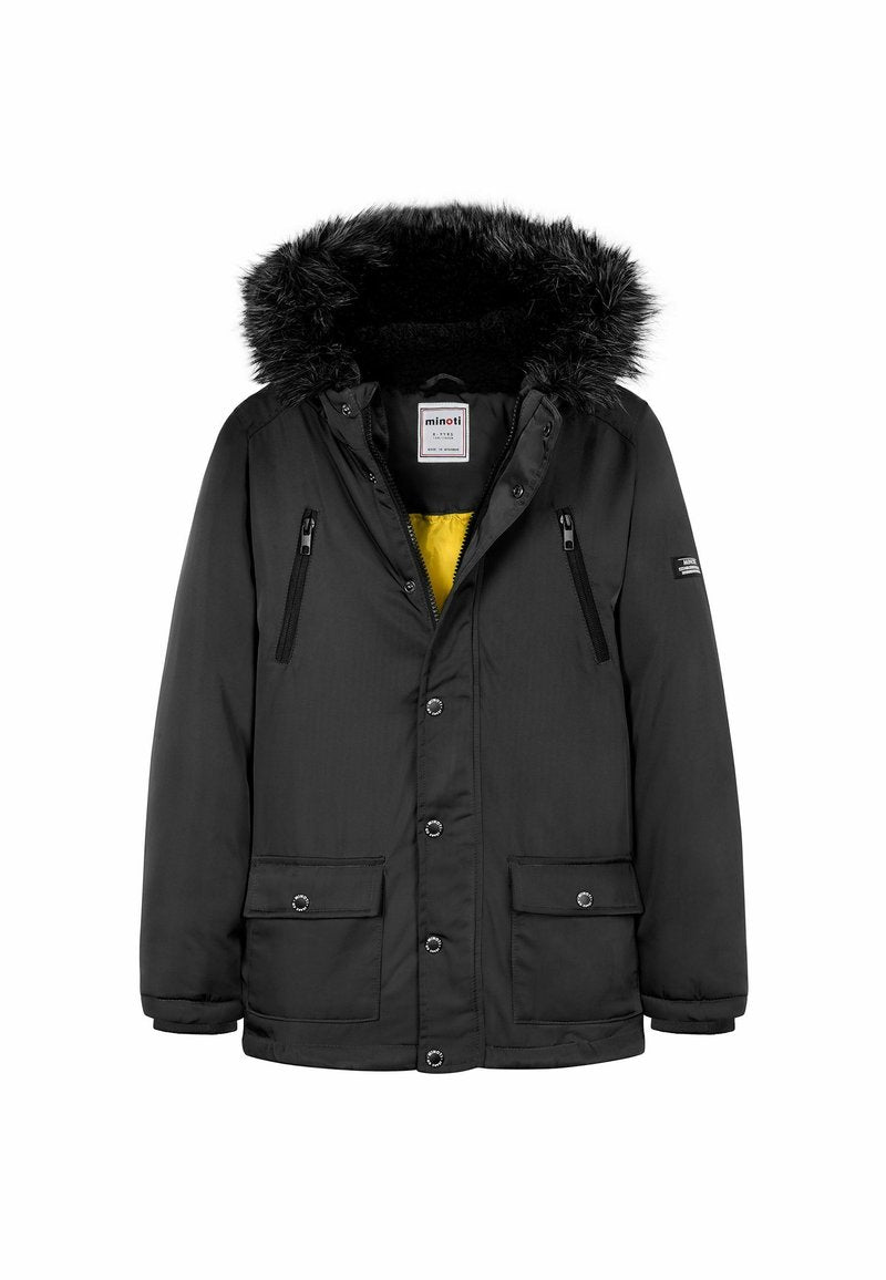PARKA WITH FUR TRIM HOOD Media 1