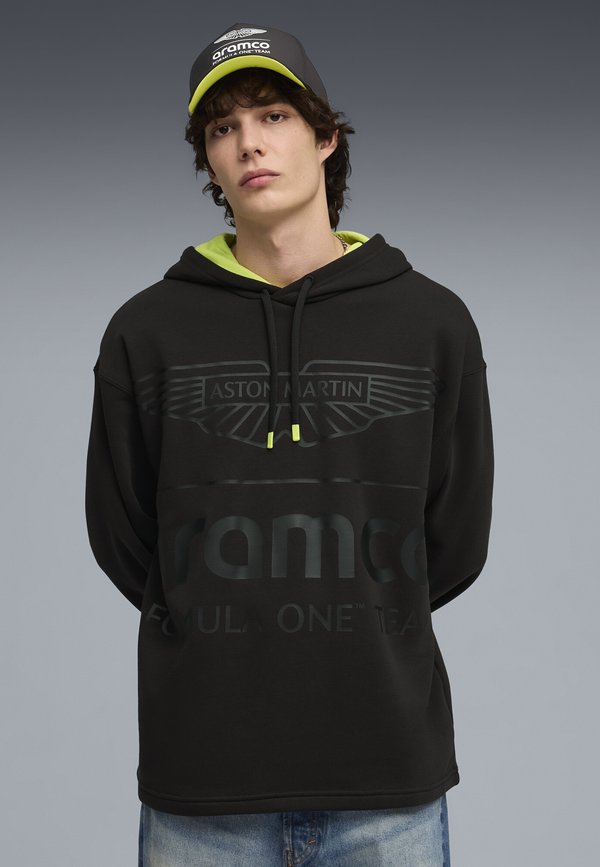 Puma ASTON MARTIN ARAMCO F1® TEAM RELAXED - Hoodie - black