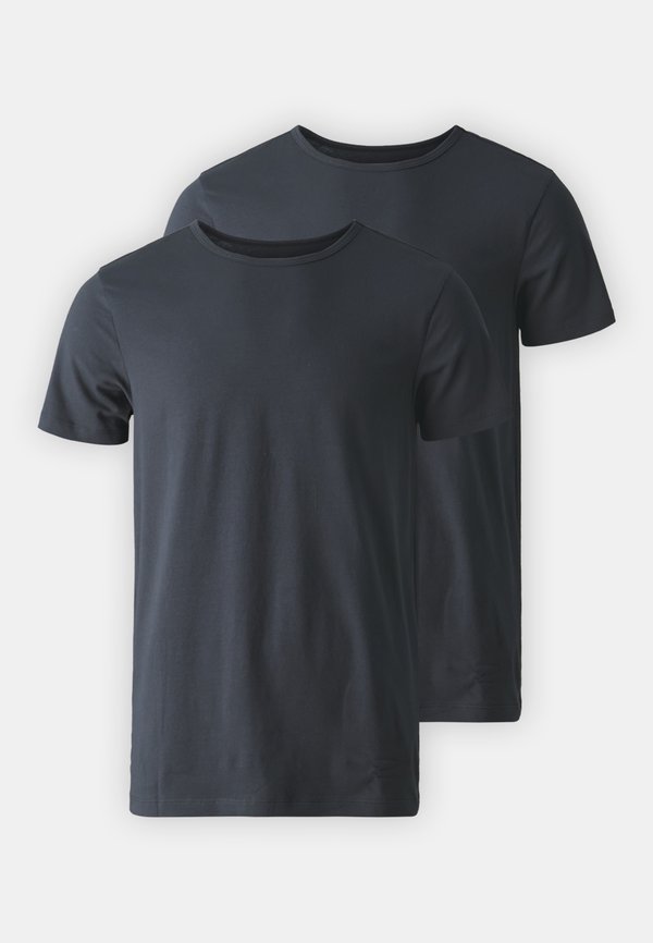 Levi's® SOLID CREW 2 PACK - Undershirt - jet black