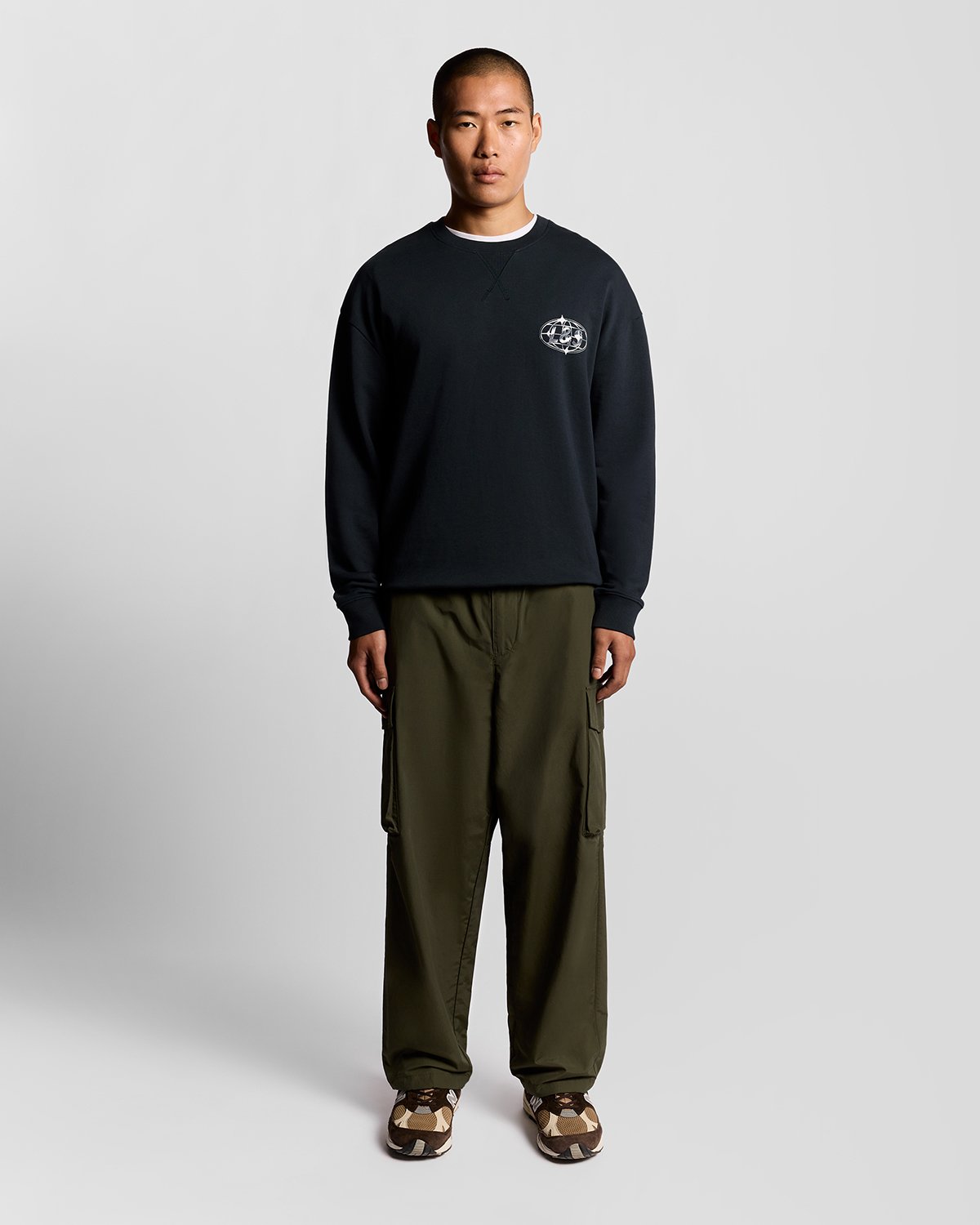 Lyle & Scott CHROME GRAPHIC CREW NECK