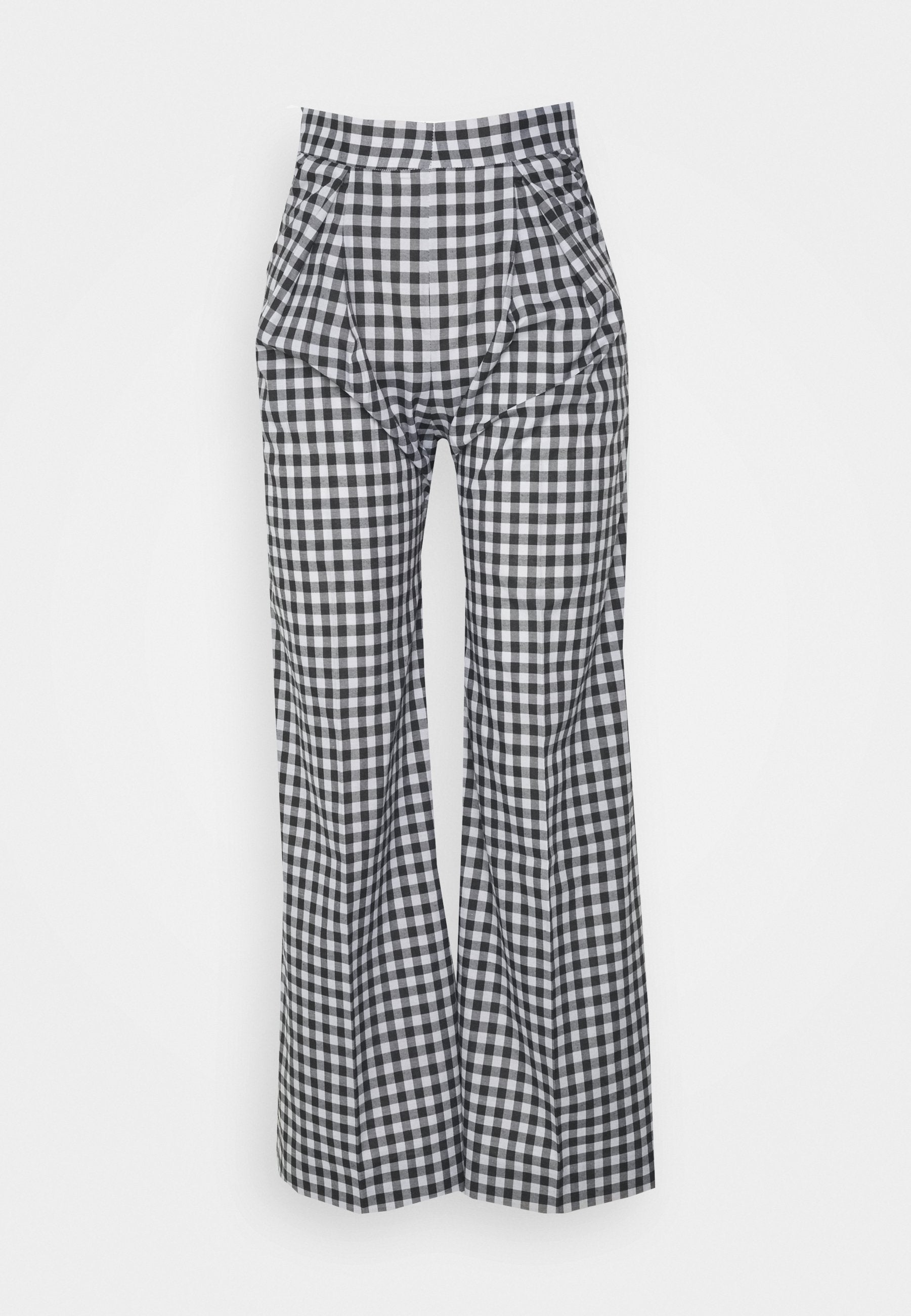 JCPAJARES TAFFETA VICHY TROUSERS