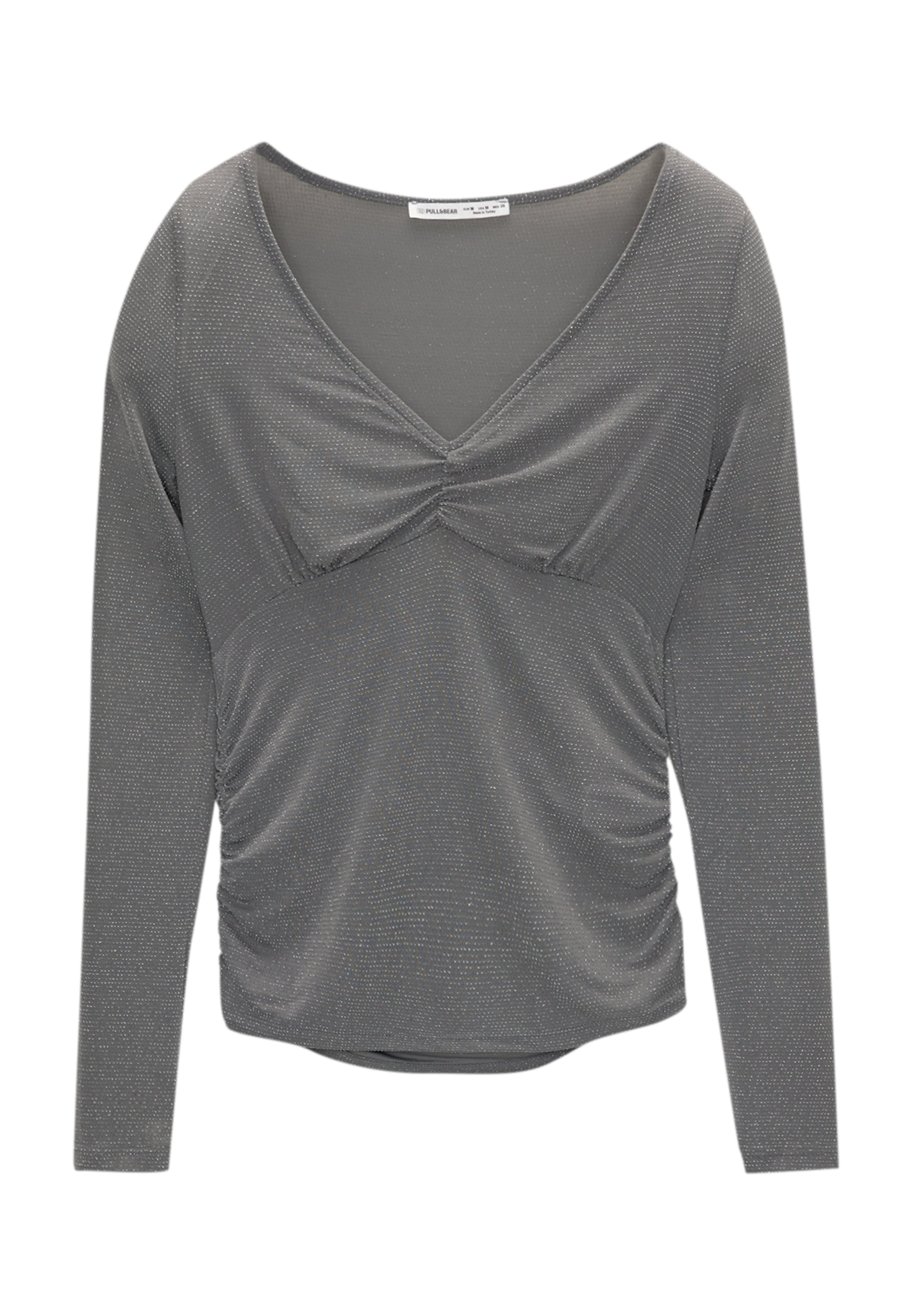 PULL&BEAR SHIMMERY WITH GATHERING