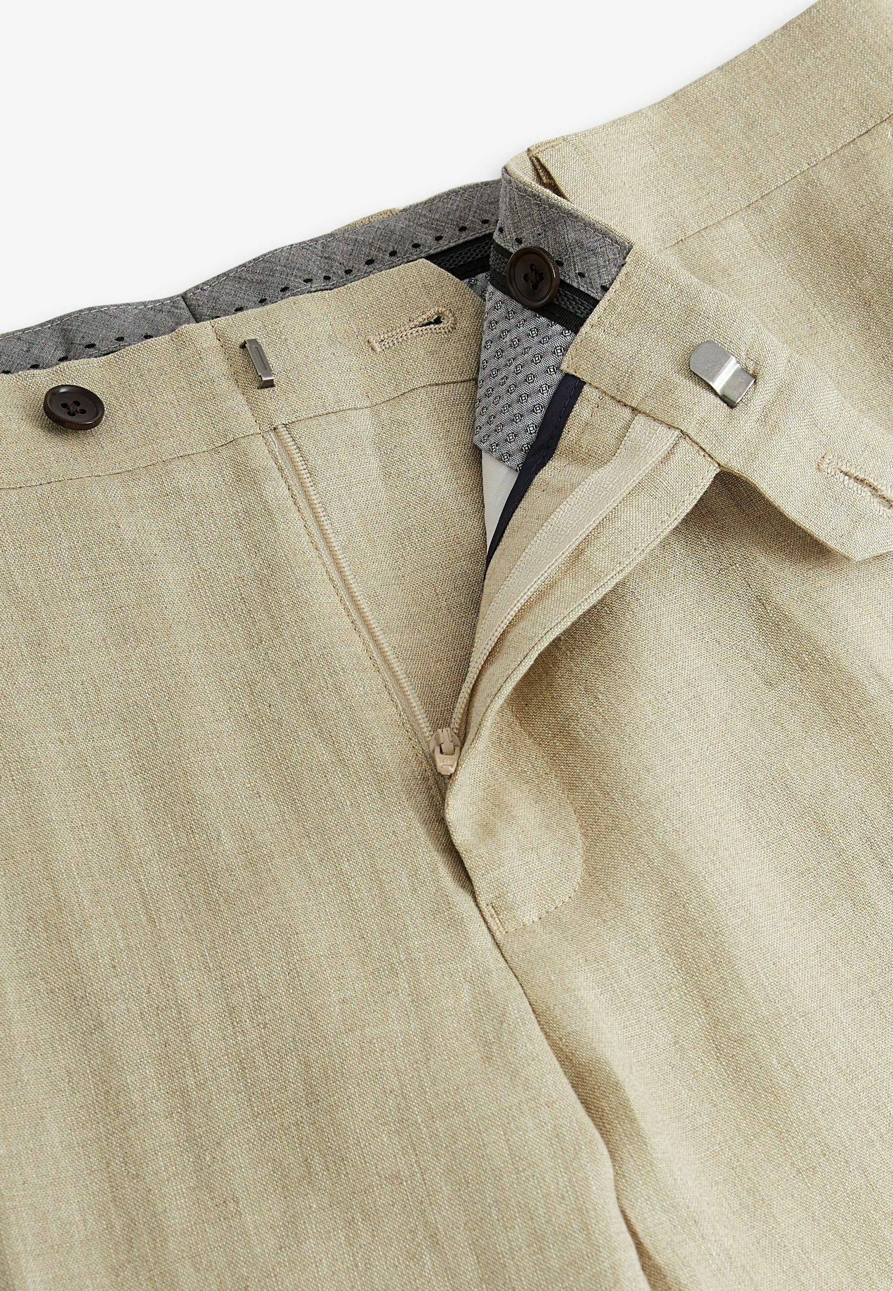 Next SLIM FIT SIGNATURE LINEN
