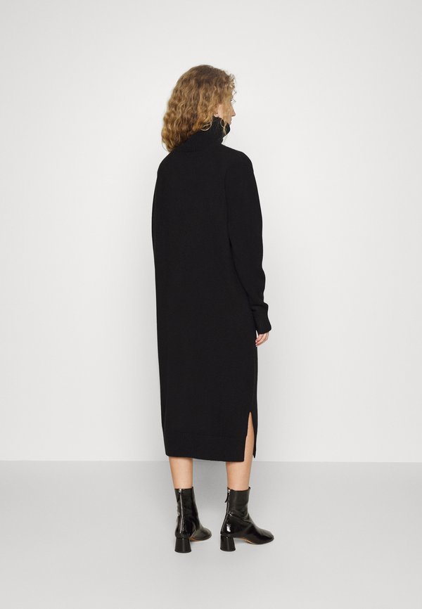 Davida Cashmere CHUNKY ROLL NECK DRESS