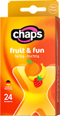 Kondome fruit & fun, Breite 52mm Chaps
