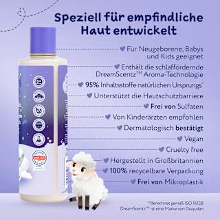 Baby Badezusatz Beruhigende Bademilch Schlummerzeit  Childs Farm