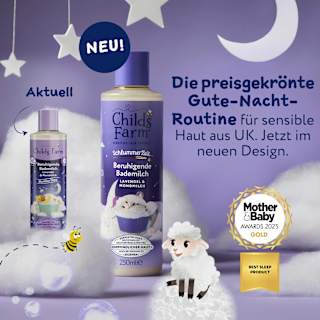 Baby Badezusatz Beruhigende Bademilch Schlummerzeit  Childs Farm