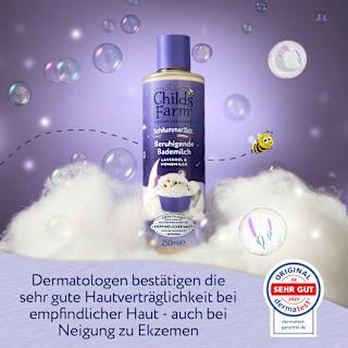 Baby Badezusatz Beruhigende Bademilch Schlummerzeit  Childs Farm