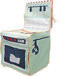 Stuhlhusse Spielküche aus Polyester, mehrfarbig (142x36 cm) Cleoleo