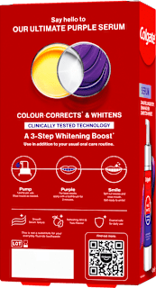 Bleaching Purple Serum Max White Colgate