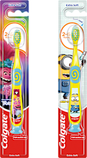 Zahnbürste Kinder Minions/Trolls, 2-6 Jahren extra soft Colgate
