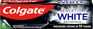 Zahnpasta Sensation White Aktivkohle Colgate