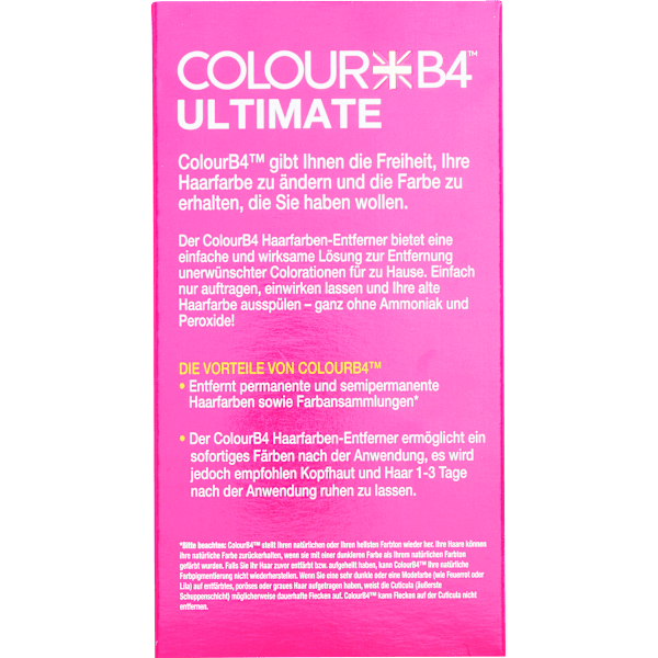 Haarfarbenentferner Ultimate COLOUR B4