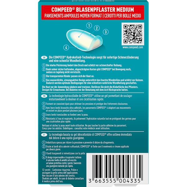 Blasenpflaster Medium Vorteilspack  Compeed