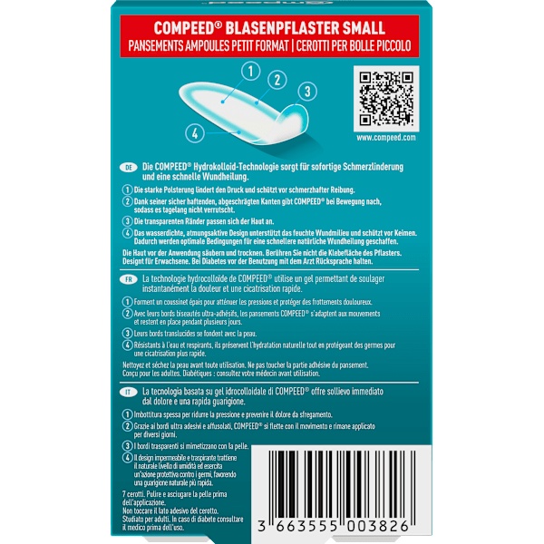 Blasenpflaster small  Compeed
