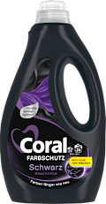 Waschmittel flüssig Schwarz Coral