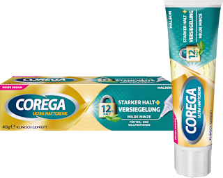 Haftcreme Ultra, Starker Halt + Versiegelung COREGA