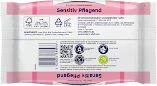 Feuchtes Toilettenpapier Sensitiv Pflegend, Maxi Pack Cottonelle