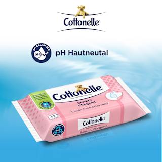Feuchtes Toilettenpapier Sensitiv Pflegend Cottonelle