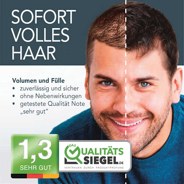 Streuhaar Haarverdichter Dunkelbraun Cover Hair