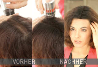 Streuhaar Haarverdichter Dunkelbraun Cover Hair