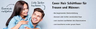 Streuhaar Haarverdichter Dunkelbraun Cover Hair