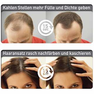 Streuhaar Haarverdichter Mittelbraun Cover Hair