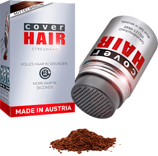 Streuhaar Haarverdichter Mittelbraun Cover Hair