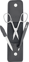 Maniküre-Etui Travel schwarz 3tlg. Credo