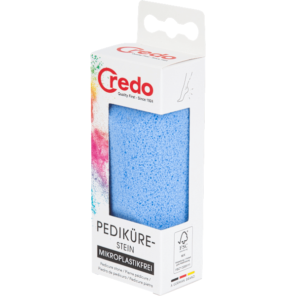 Pedikürstein Monoblock blau  Credo