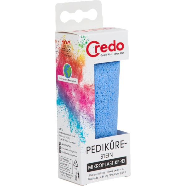 Pedikürstein Monoblock blau  Credo