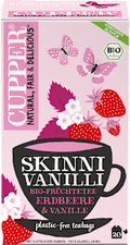 Früchtetee "Skinni Vanilli" mit Erdbeere & Vanille (20 Beutel) Cupper