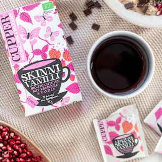 Früchtetee "Skinni Vanilli" mit Erdbeere & Vanille (20 Beutel) Cupper