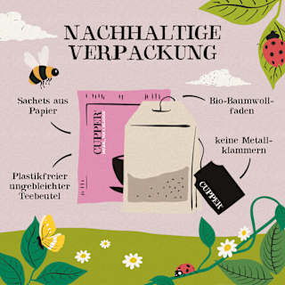 Früchtetee "Skinni Vanilli" mit Erdbeere & Vanille (20 Beutel) Cupper