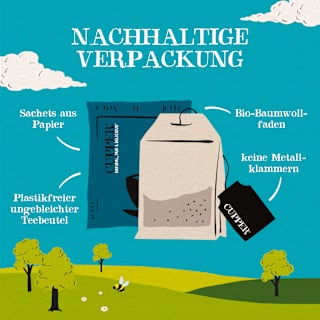 Kräutertee "Little Dreamer" mit Kamille, Zitronenmelisse & Lavendel (20 Beutel) Cupper