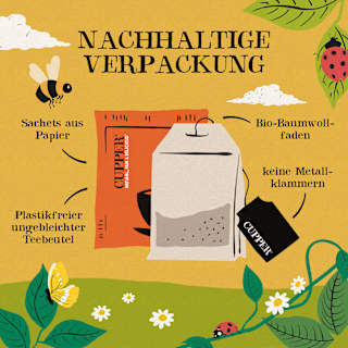 Kräutertee "South African Adventure" mit Zimt, Kakao & Rooibos (20 Beutel) Cupper