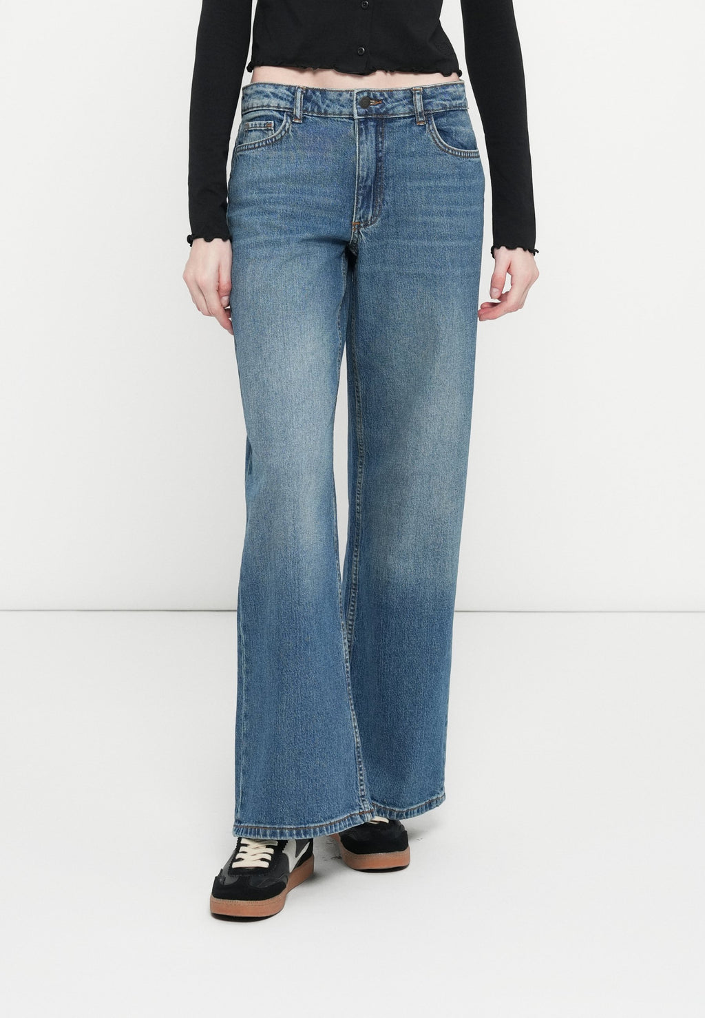 JDY Wide-fit JDYRUBY Mid waist loose fit