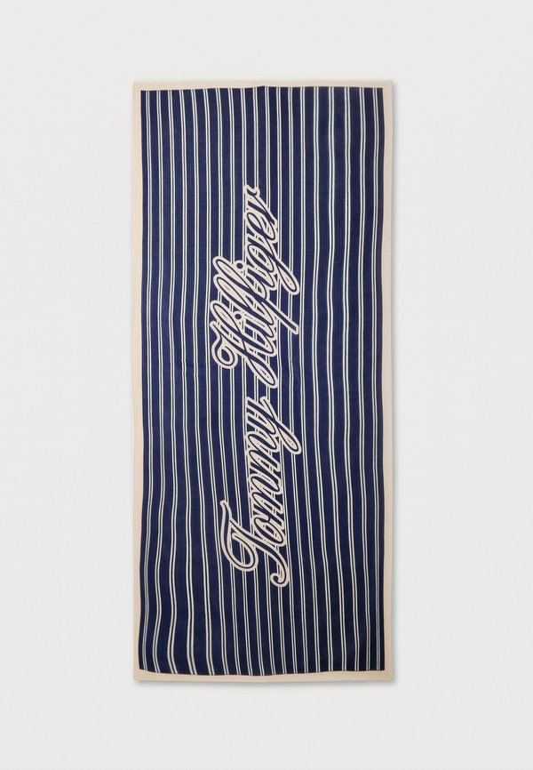 Tommy Hilfiger SCRIPT - Scarf - yale navy