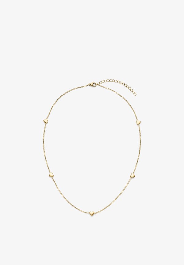 s.Oliver TINY HEARTS - Necklace - gold-coloured