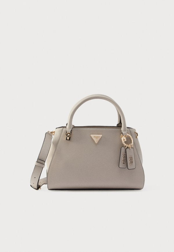 Guess NOELLE LUXURY SATCHEL - Handbag - taupe