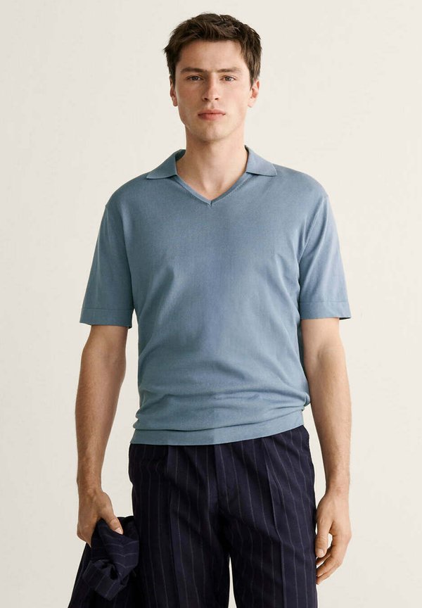 Mango ADULT - Basic T-shirt - china blue