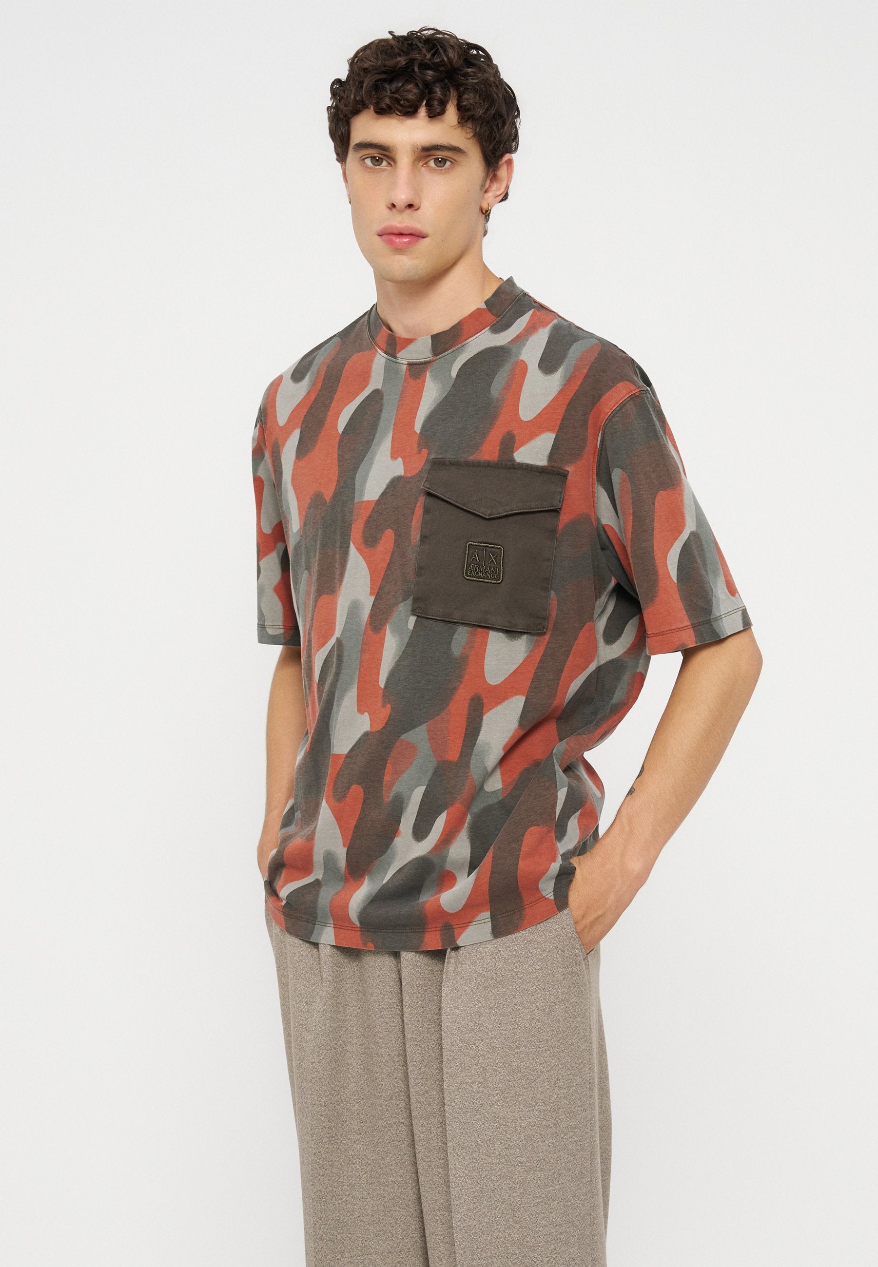 Armani Exchange T-Shirt print Media 4
