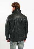 Lee Cooper LONG JACKET WITH COLLAR SHIRT - 2 SPLIT  SIDE POCKETS - FR