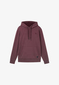 TOM TAILOR IN MELANGE OPTIK - Hoodie - dunkelrot
